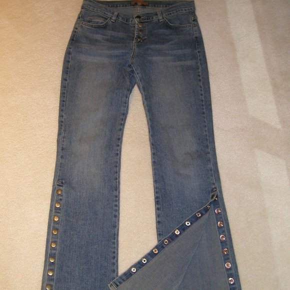 AB 2501 Arden B (Size 6 Long) Distress Spandex   Denim (Boot Leg) - Picture 5 of 12